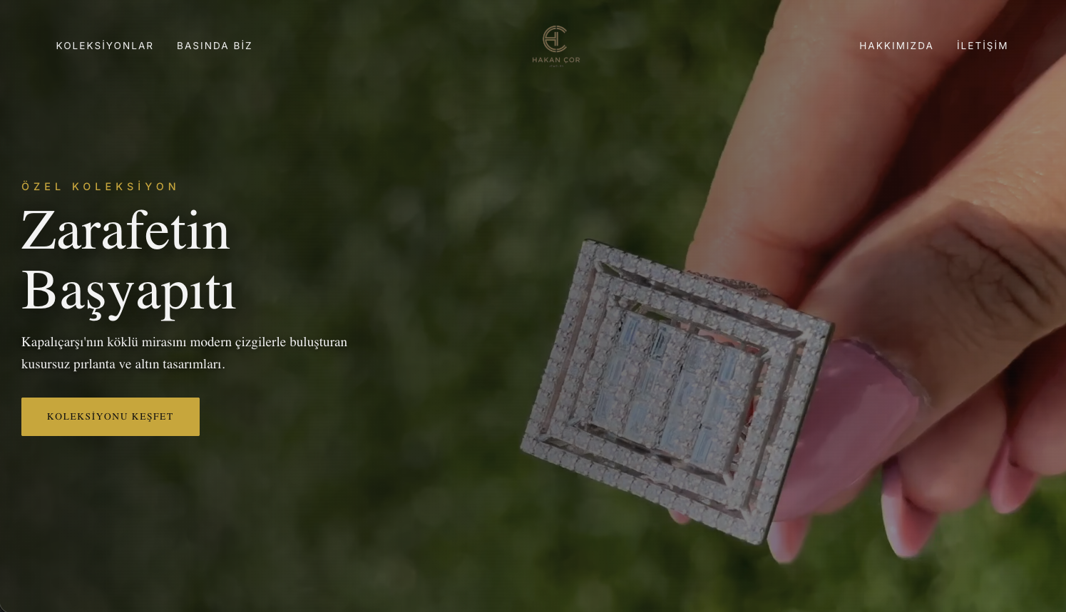 Hakan Çor Jewelry - E-Ticaret sektöründe Vodesoft Yazılım Projesi